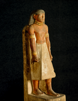 Statue of a decorated with the Gold of Honor, Luxor, Egypt, XVIII Dynasty (sculpture)