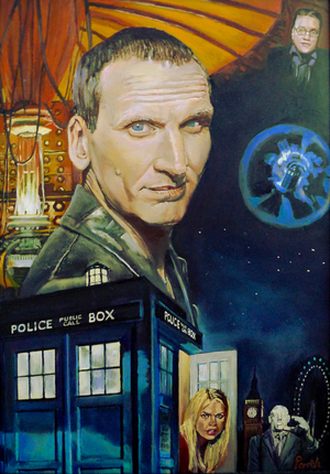 The Ninth Incarnation (Dr Who), 2005 (painting)