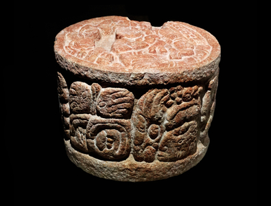 Mayan stone altar