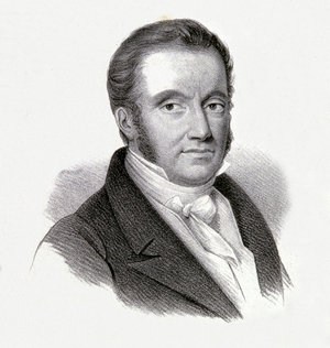 Medicine. The french surgeon Guillaume Dupuytren. Engraving, France, c.1800-10 (engraving)