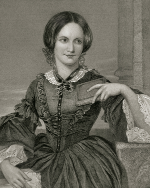 Portrait of Charlotte Bronte, 19th century (engraving)