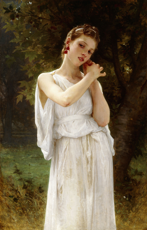 Earrings, 1891 (oil on canvas)