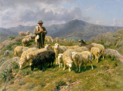 Shepherd of the Pyrenees, 1888 (oil on canvas)