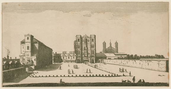 Whitehall in the 17th century (engraving)