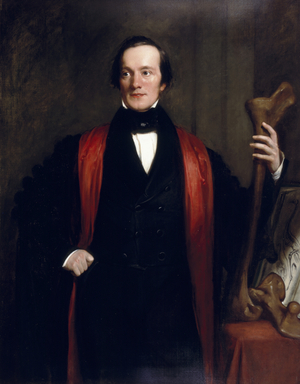 Sir Richard Owen (1804-1892) painted in 1844