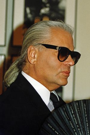 Karl Lagerfeld, c. 1990 (photo)