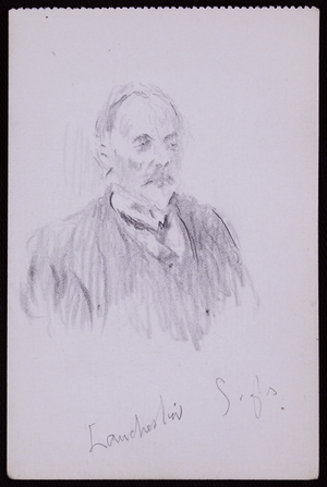 Portrait of HV Lanchester, 1932 (pencil on paper)