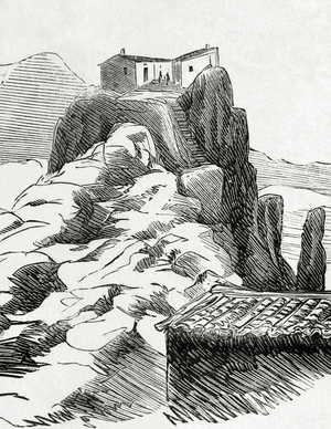 Third Carlist War (1872-1876). Basque Country. Pass of Herrera. San Leon fort, occupied by General Quesada (1818-1889) on November 5, 1875 (engraving)