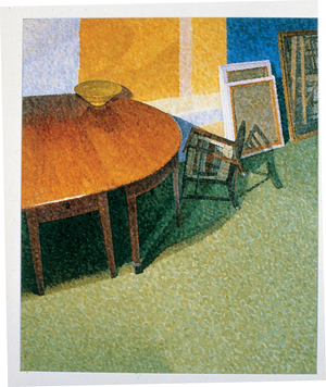 Still Life: Fallen Chair, 1989 (Oil on Canvas)