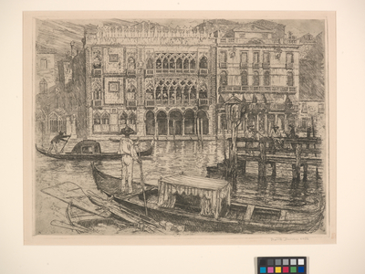 Ca D'oro, Venice, 1883 (etching)
