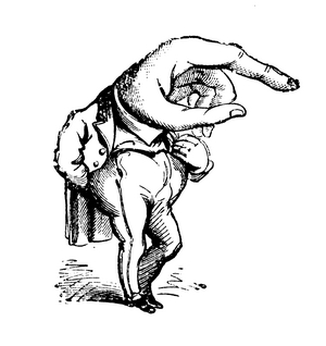 Pointing the finger (engraving)