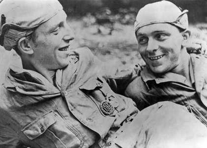 II. WK - Kriegsmarine - One man torpedo, 1944 (photo)
