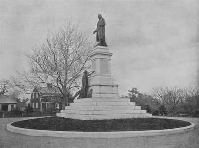 Roger Williams Monument, Providence, Rhode Island (b/w photo)