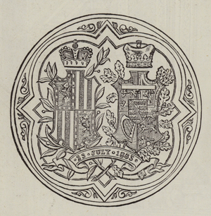 The Royal Wedding Medal (engraving)