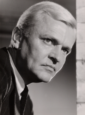German American actor Peter van Eyck, Germany around 1960 (b/w photo)