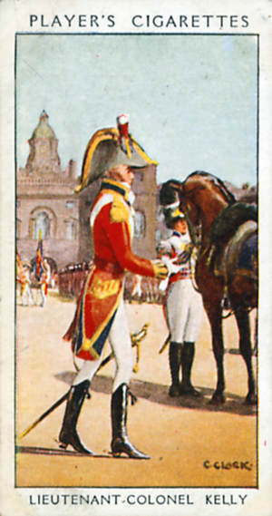Lieutenant-Colonel Kelly (colour litho)