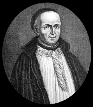 Michel Le Tellier (1643-1719) french theologian, jesuit, confessor of LouisXIV, engraving