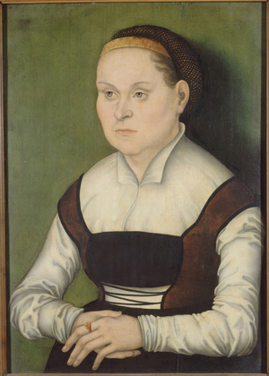 Portrait of a Woman, between 1514 and 1537 (oil on wood)