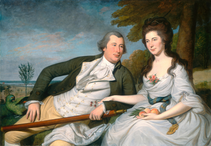 Benjamin and Eleanor Ridgely Laming, 1788 (oil on canvas)