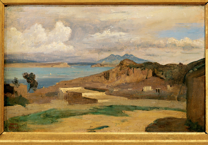 Ischia, vue prise des pentes du Mont Epomeo - Ischia, seen …