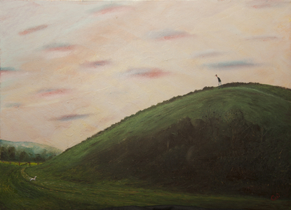 Over the hill, 2013  (oil on canvas)