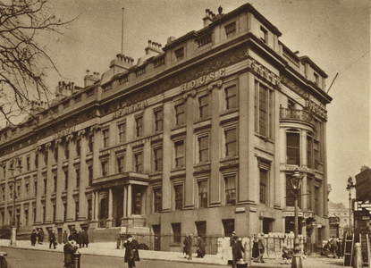South Africa House, Trafalgar Square (b/w photo)