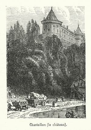 Chastellux (le chateau) (engraving)