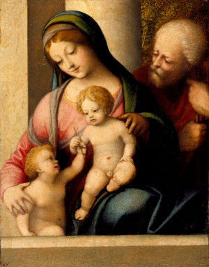 The Holy Family with the Infant Saint John the Baptist, c.1515 (oil on panel)