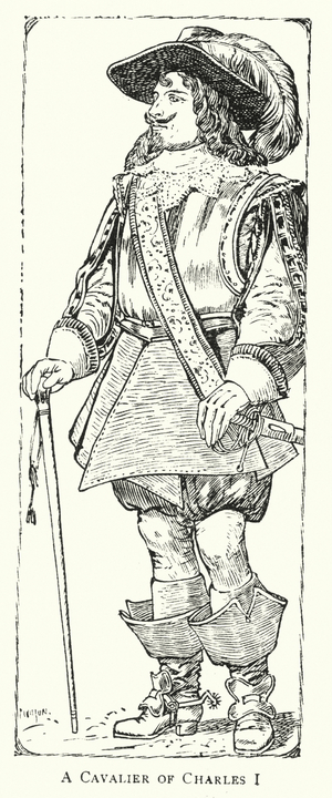 A Cavalier of King Charles I (litho)