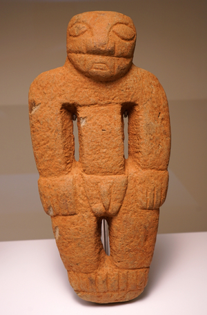 Pedra stone peg-base figure from Costa Rica