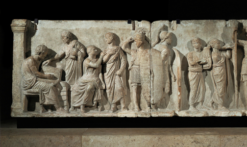 Relief of Ahenobarbus, scenes of a census …