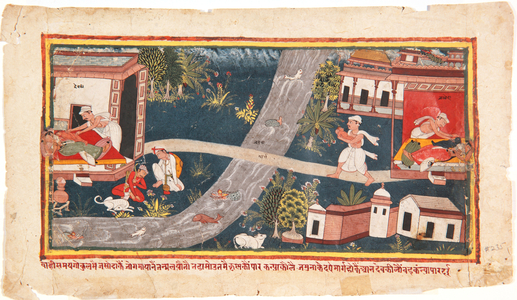 The babies are exchanged, 1600-25 (opaque w/c on paper)