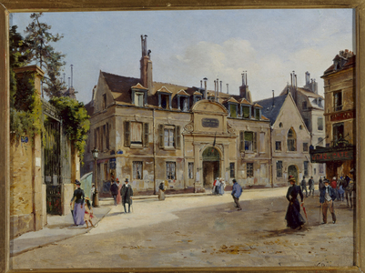 L'Ancien Hôpital de la Pitié, rue Lacépède, 1904 (oil on canvas)