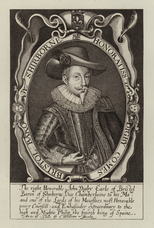 John Digby, 1st Earl of Bristol, English politician and diplomat (engraving)
