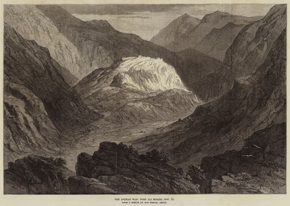 The Afghan War, Fort Ali Musjid, 22 November (engraving)
