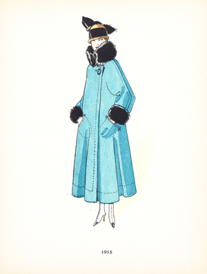 Ladies fashion, 1915 (colour litho)