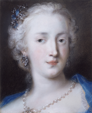 Portrait of a Lady (pastel on paper)