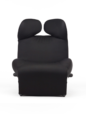 Wink Lounge Chair, 1980 (polyurethane foam, steel, Dacron)