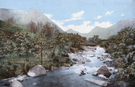 Isle of Arran, In Glen Sannox (colour photo)