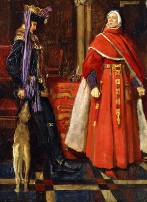 It is better to hear the rebuke of the wise than for a man to hear the song of fools, 1901 (oil on panel)