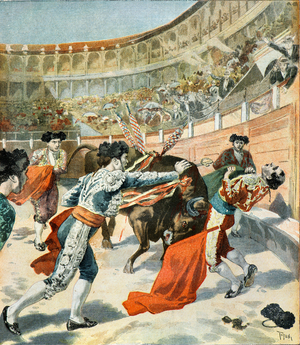 The toreador Manuel Garcia Cuesta, 1894 (illustration)