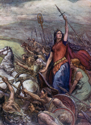 Boadicea (colour litho)