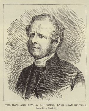 The Honourable and Reverend A Duncombe, Late Dean of York (engraving)
