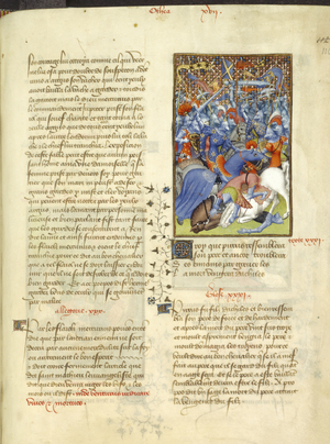 Pyrrhus fights the Trojans