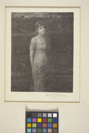 Winifred Dysart (wood engraving)