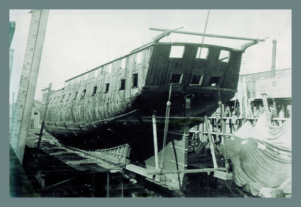 USS Constitution on the Ways 1874 (photo)