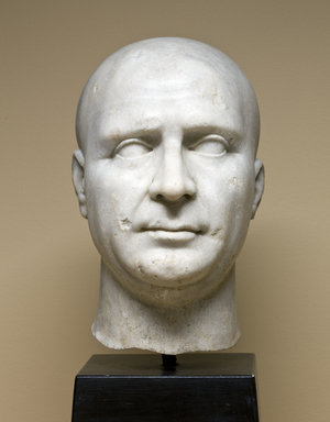 Portrait of an Isis Priest, early 2nd century AD (Proconnesian marble)