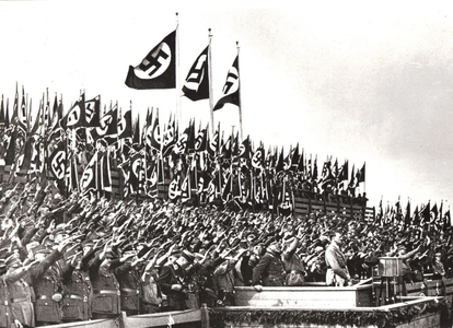 Nuremberg Rally addressed by Adolf Hitler in 1933.