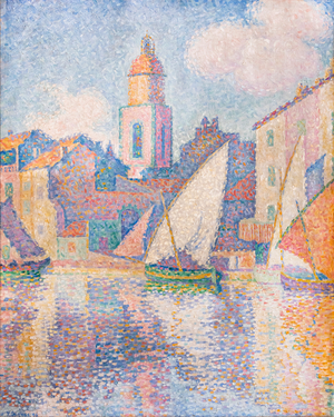 Le Clocher de Saint-Tropez, 1896 (oil on canvas)