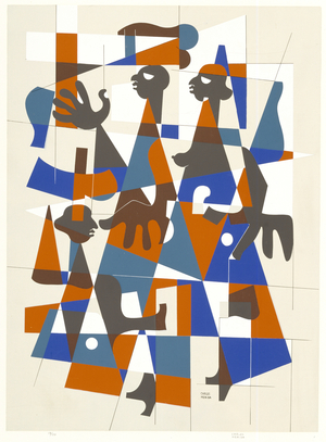 Untitled (screenprint in colours, edition 18/50)